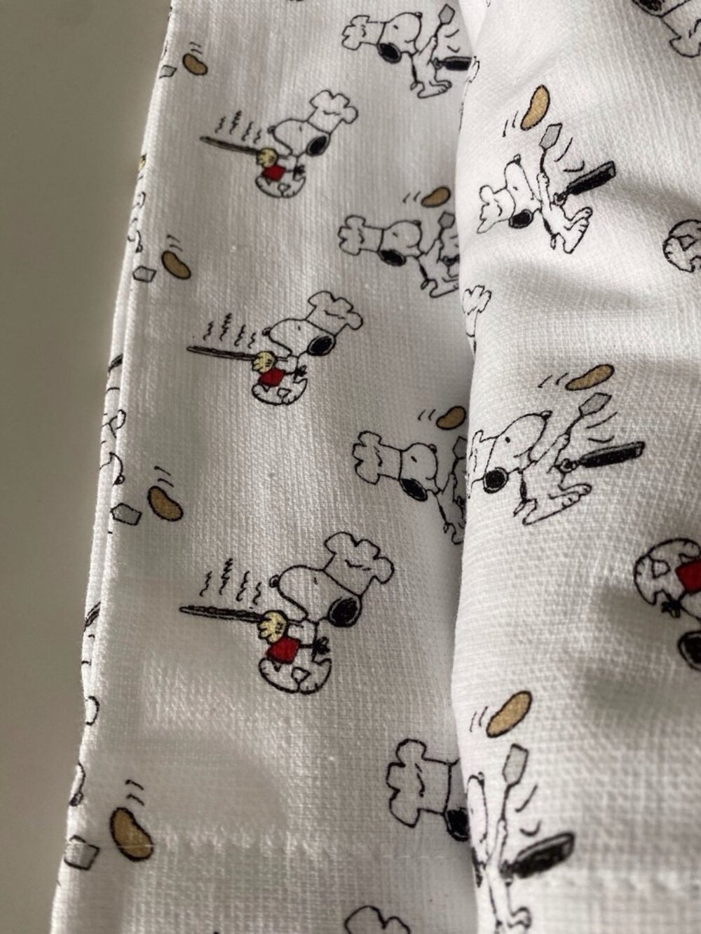 2 Pk Peanuts Snoopy Chef Cooking Cotton Kitchen Towels 16 X 26” NEW - Picture 7 of 15